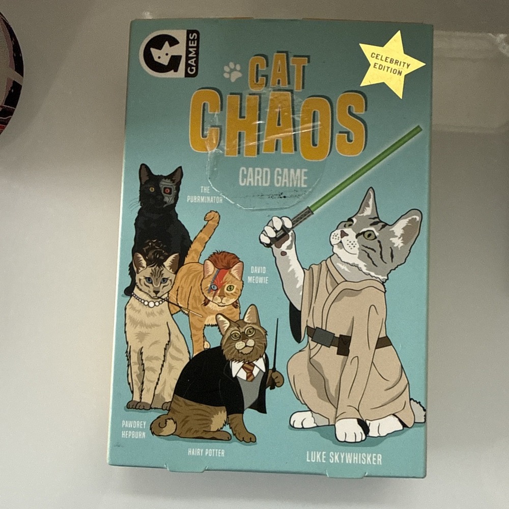 Cat Chaos Card Game Celebrity Edition 2017 Complete